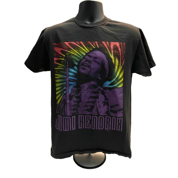 Jimi Hendrix Psychedelic Tie Dye Graphic T-Shirt Size M 2021 Authentic Hendrix - Picture 1 of 7